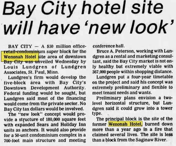 Wenonah Hotel - Jun 21, 1979, Page 3 - The Saginaw News At Newspapers